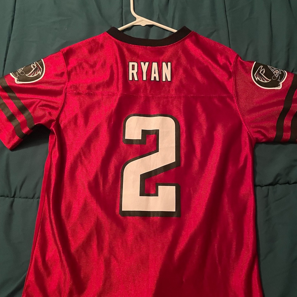 Atlanta Falcons Matt Ryan NFL player Inc red jersey
